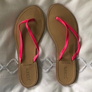 J.Crew Pink Italian Made Sandals
